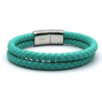 Luxury Men’s Bracelet – Double Turquoise