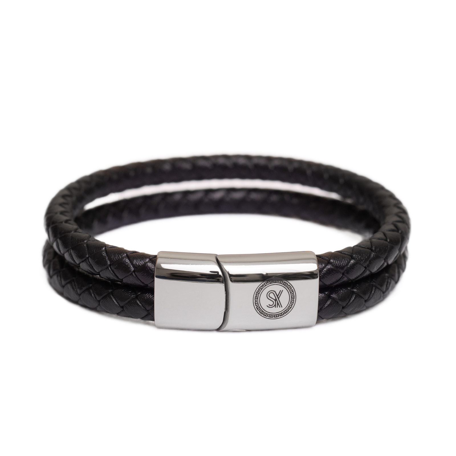 Luxury Men’s Bracelet – Double Black