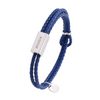 Motivational Leather Bracelet - Hustle - Blue