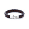 LIMITED EDITION: Luxury Men’s Bracelet – Dark Brown/Dark Blue