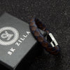 LIMITED EDITION: Luxury Men’s Bracelet – Dark Brown/Dark Blue