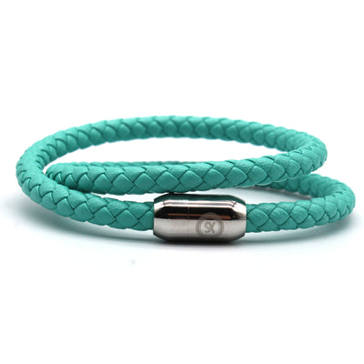 Luxury Men’s Bracelet – Double Strand  Turquoise