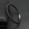 Luxury Men's Bracelet- Single Dark Brown