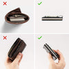 Silver: RFID Blocking Carbon Fiber Wallet for Men & Women - Reinforced Money Clip - Gift Box